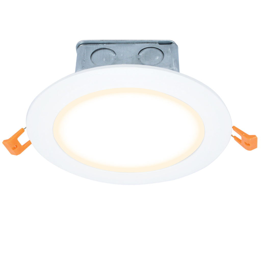 7" Modern LED Recessed Direct Wire Downlight With J-Box