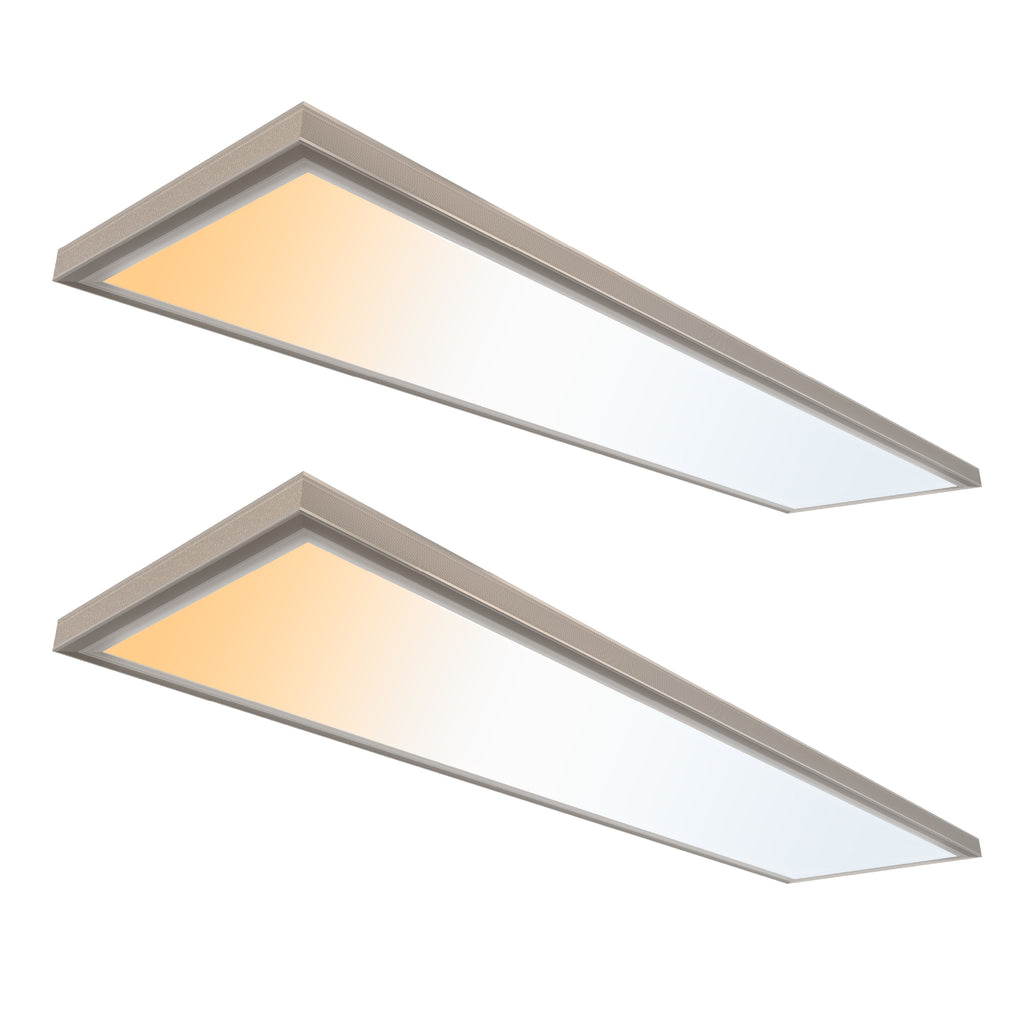 CCT Switchable Surface Mount LED Panel Light - 1' x 4' (3000K/4000K/5000K)