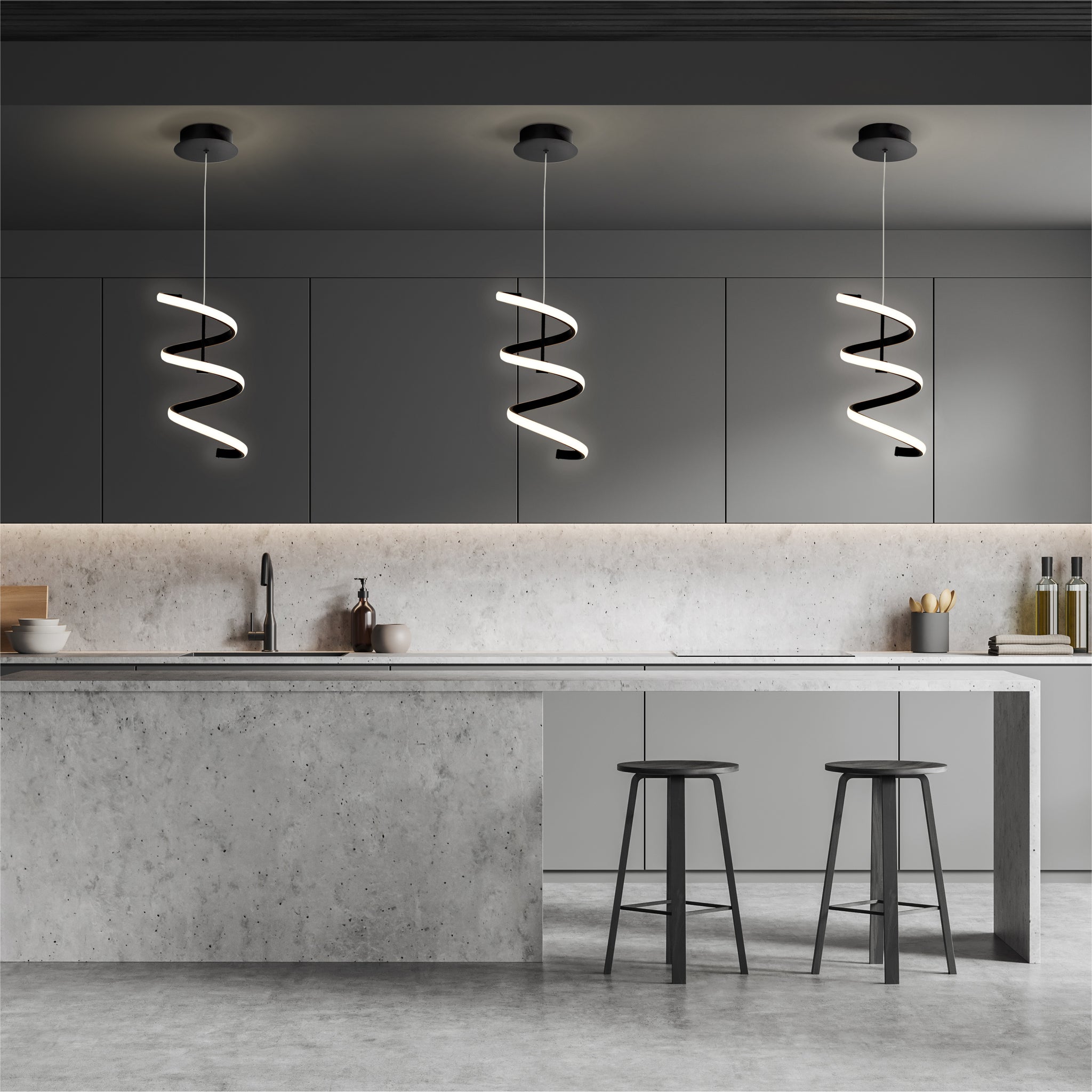 Helix LED Pendant – UltraLuxLED