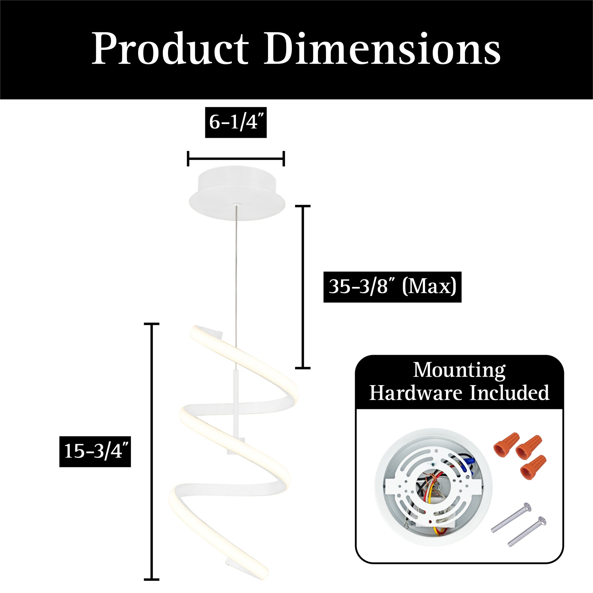 Helix LED Pendant – UltraLuxLED